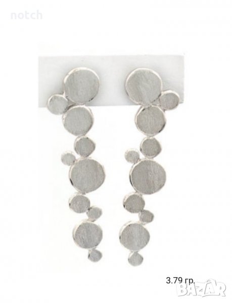 сребърни обеци, снимка 1