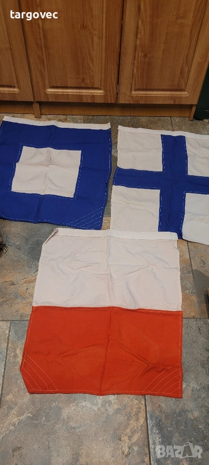 колекция седем броя корабни флагове, снимка 1