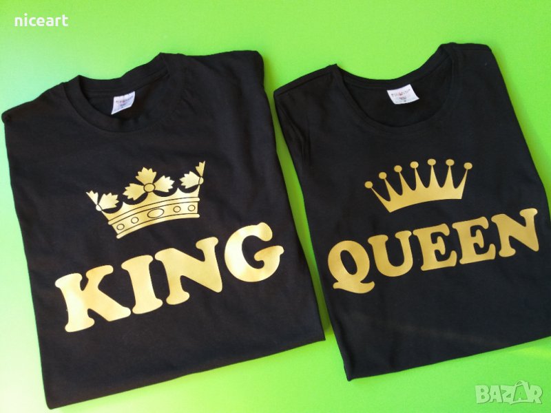 Комплект тениски за него и за нея King/Queen, снимка 1