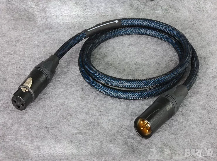 Кабел - Canare DA206 110 Ohm AES/EBU, XLR мъжки/женски конектори, снимка 1