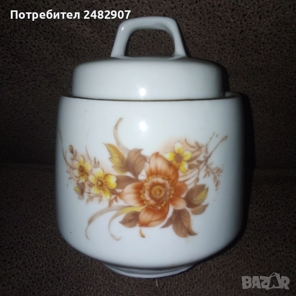 Стара порцеланова захарница, снимка 1