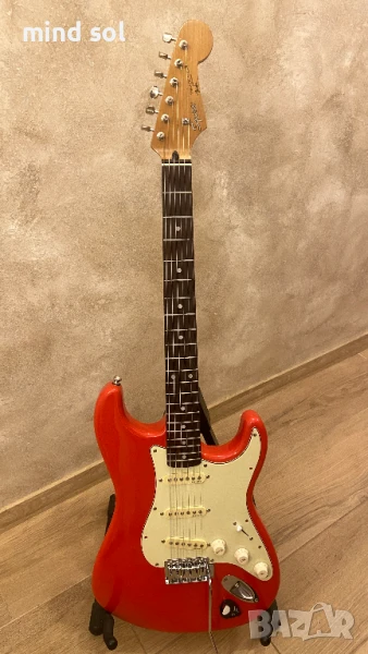 1990’s Made In Japan Red Squier Stratocaster, снимка 1