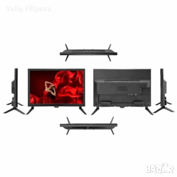 LED SMART телевизор DC/AC 19/22/24 инча – Идеален за дом, кемпер, каравана или къмпинг, снимка 1