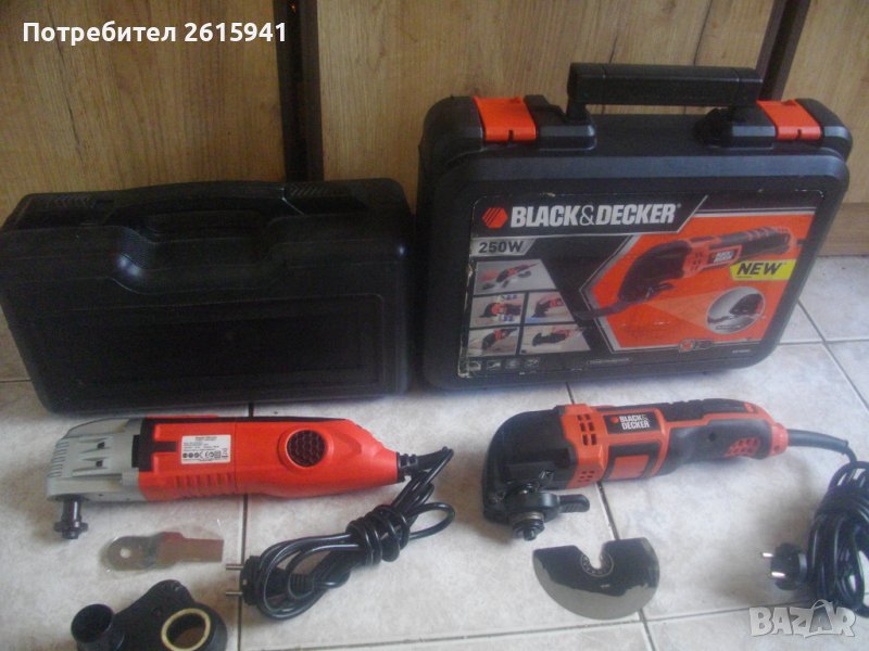Нов Реноватор/Мулти Инструмент-250W-MASTER/Black Deker-250W-FRANCE/PRC, снимка 1