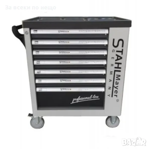 Шкаф с инструменти StahlMayer със 7 чекмеджета – 5 пълни, снимка 1