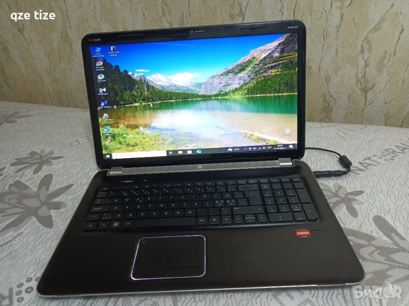 4 ядрен лаптоп hp beats audio DV7, снимка 1