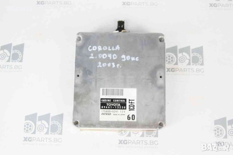  Компютър двигател за Toyota Corolla E12 2.0d4d 90 к.с. (2001-2007) 89661-13230, снимка 1