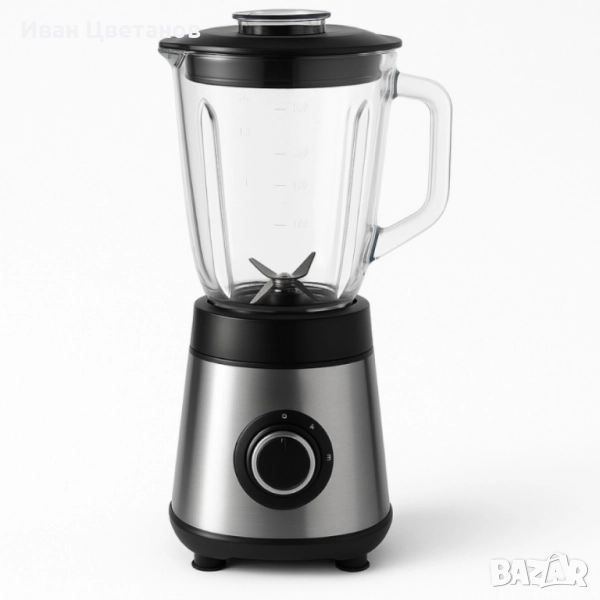 Блендер Muhler, 500W, 1.5 л, стъклена кана, снимка 1