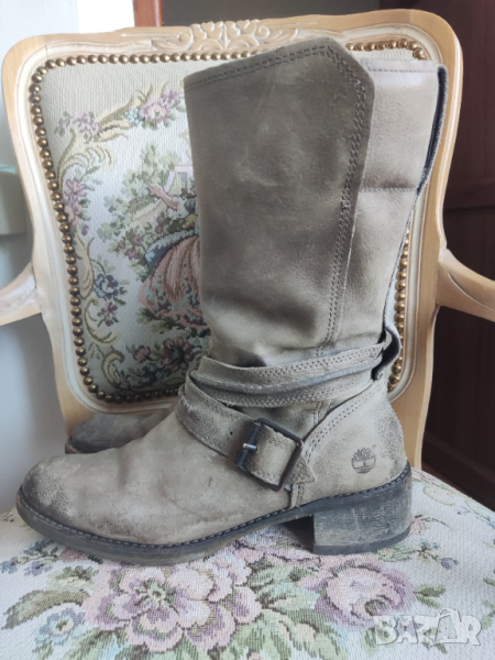 кожени ботуши Timberland Whittemore Mid Side-Zip, снимка 1
