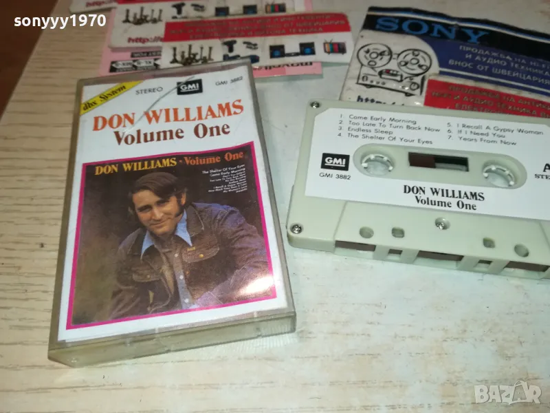 DON WILLIAMS-ORIGINAL TAPE 2212241014, снимка 1