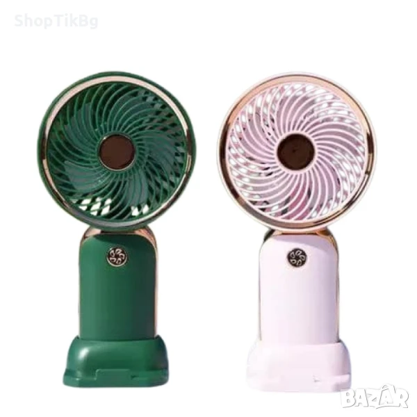 Стилен мини вентилатор с USB зареждане, снимка 1
