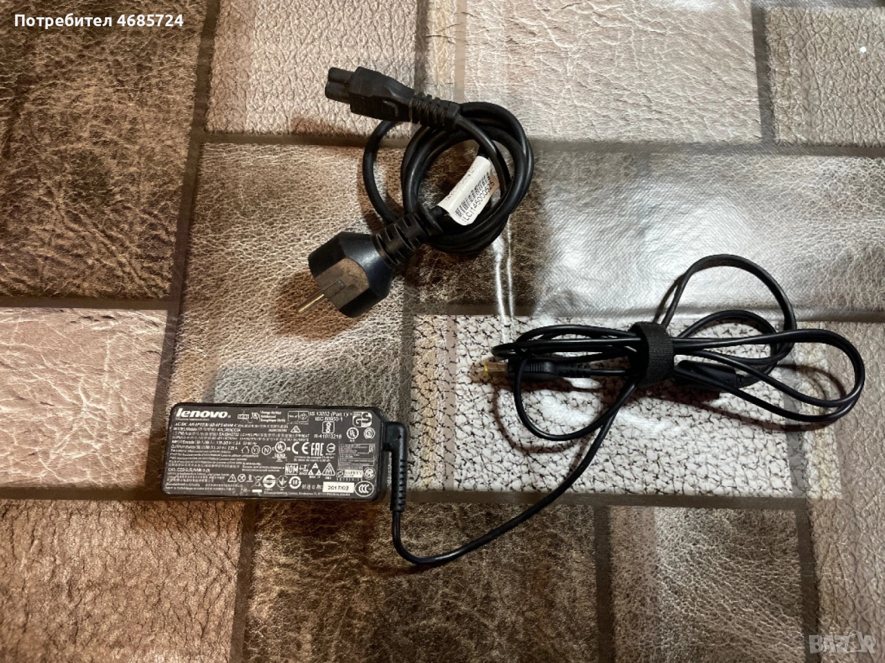 Lenovo 20V 2.25A, снимка 1