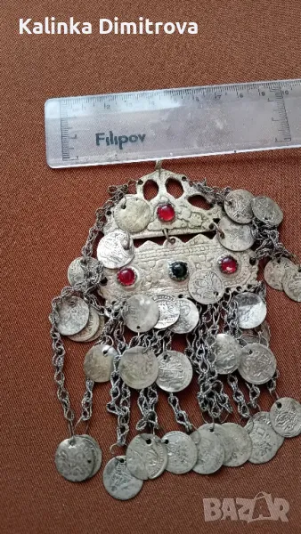 Автентичен накит за глава-трепка., снимка 1