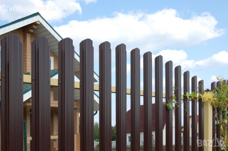 Метално пано за ограда, Цвят КАФЯВ/RAL8017, 1250 х 2000мм, снимка 1