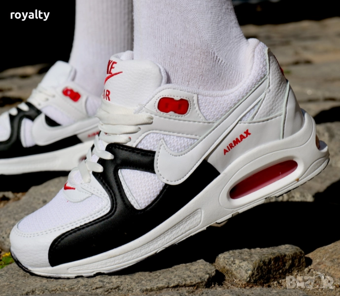 Дамски Маратонки Nike Air Max 90 Бяло - Черно, снимка 1