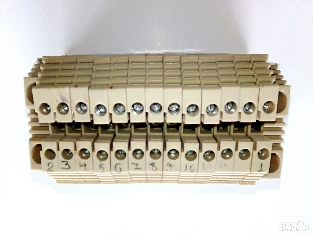 Редови клеми 2.5мм.13бр., снимка 1