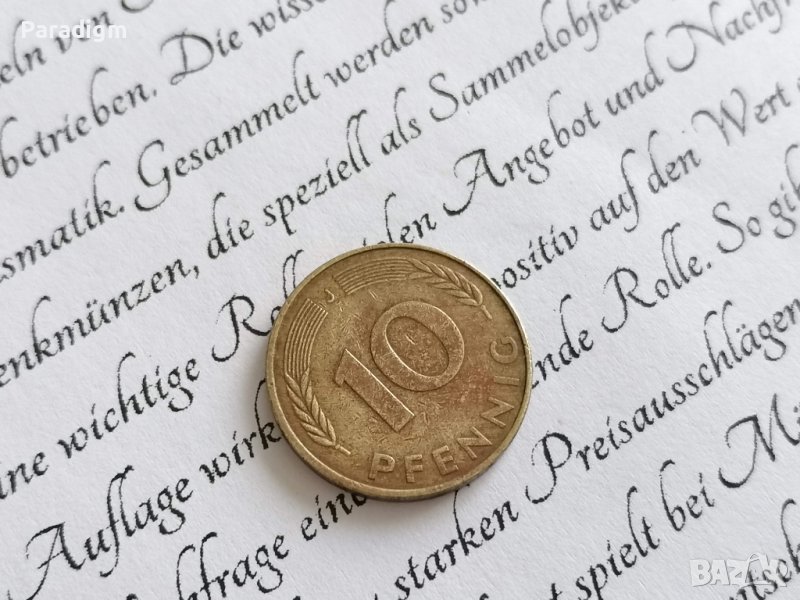 Монета - Германия - 10 пфенига | 1976г.; серия J, снимка 1