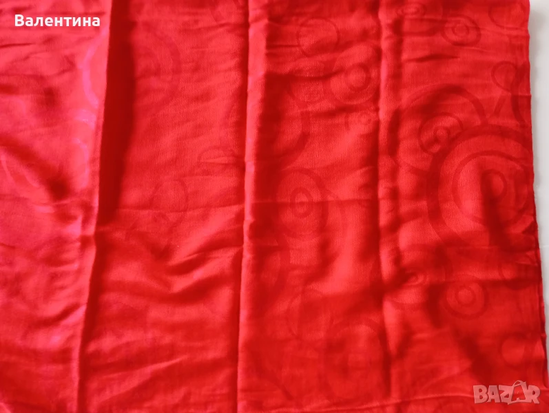 Нов! Червен шал, снимка 1
