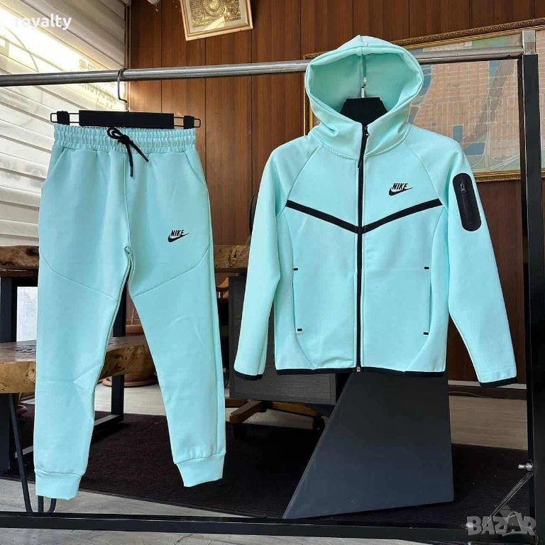 Nike Tech Мъжки Екип Цвят Мента , снимка 1