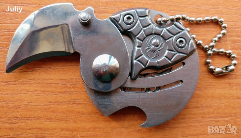 джобен нож за оцеляване- ключодържател, снимка 1