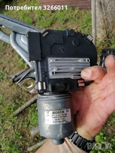 Механизъм чистачки mercedes w211 , снимка 1