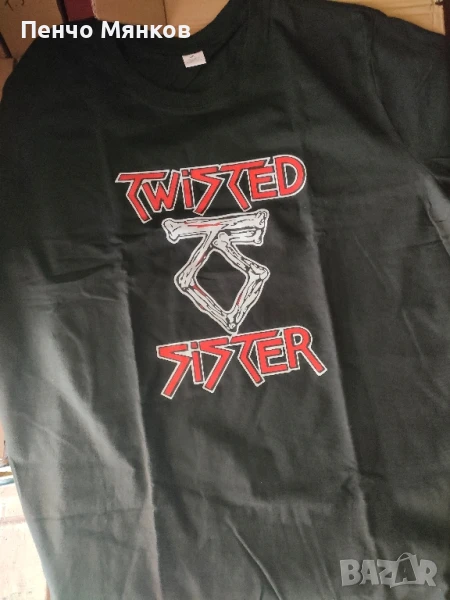 Памучна тениска TWISTED SISTER XXL, снимка 1