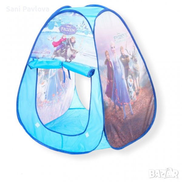 Палатка за игра - Замръзналото кралство с чанта, снимка 1