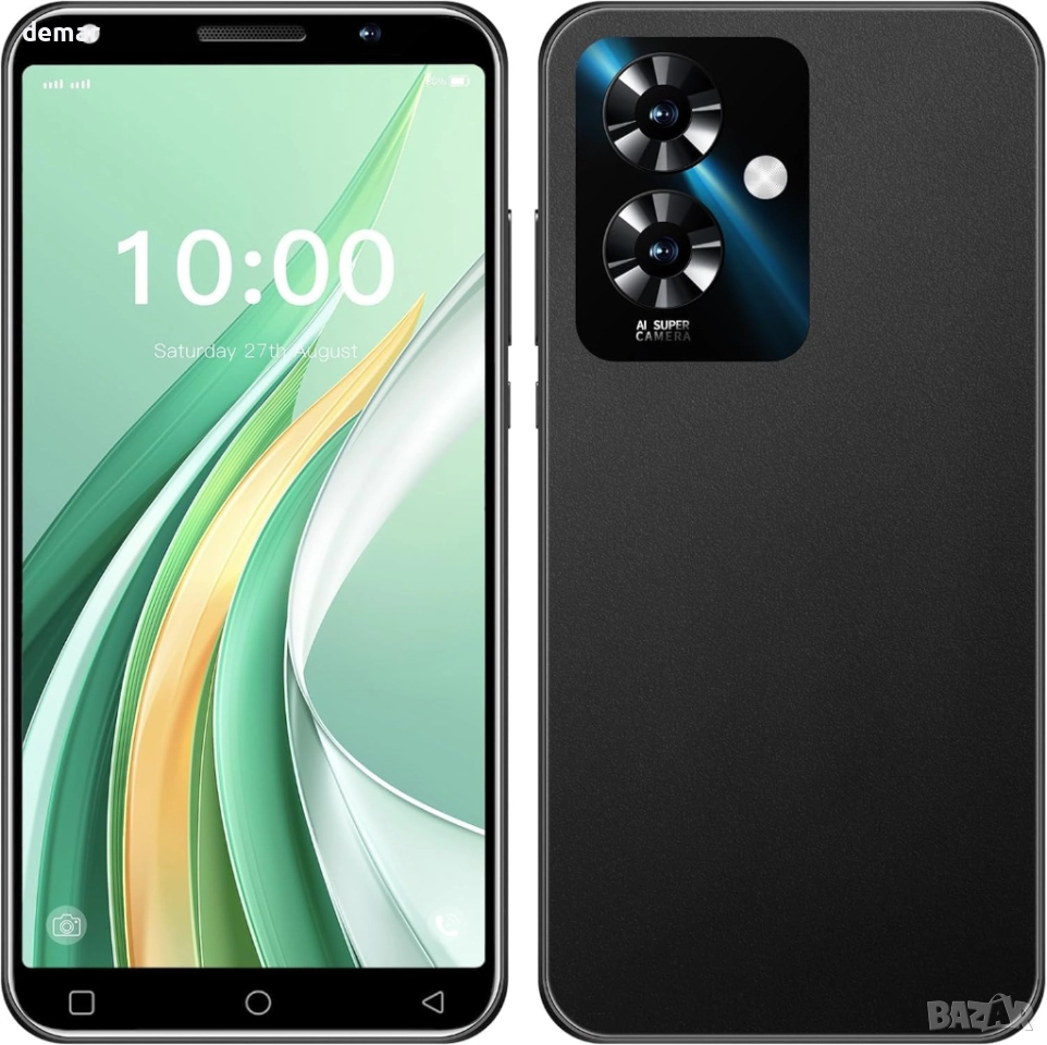 Мобилен телефон Note 60, 5.0'' HD дисплей, две SIM карти, отключен, снимка 1