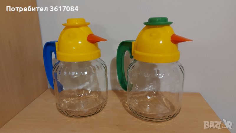 Две нестандартни кани, буркани за съхранение на течности, декорация, снимка 1