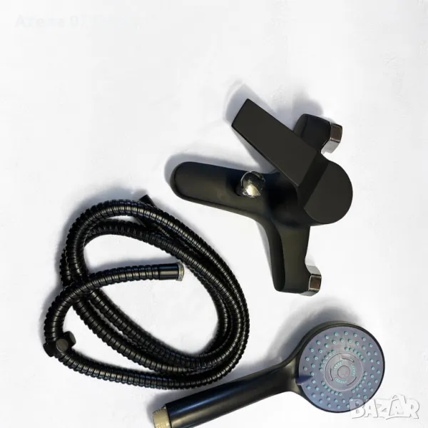 Черен душ комплект КОД 82, снимка 1