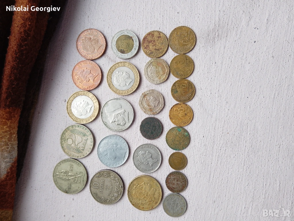Продавам 24 стари колекционерски монети, снимка 1