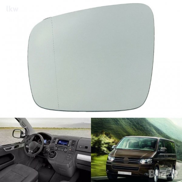Стъкло за огледало с подгряване за VOLKSWAGEN TRANSPORTER,АМОРОК, снимка 1