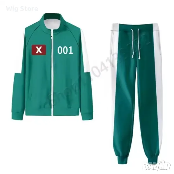 Л размер Костюм за възрастен Squid Game, Игра на калмари играч 001 , L, снимка 1