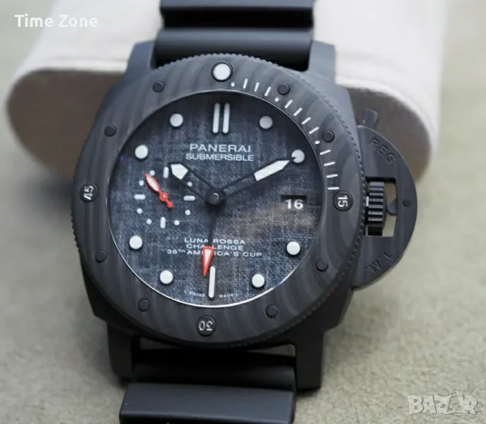 Panerai Submersible Luna Rossa GMT 47mm Carbotech Dark Grey Dial Automatic Различни Варианти, снимка 1