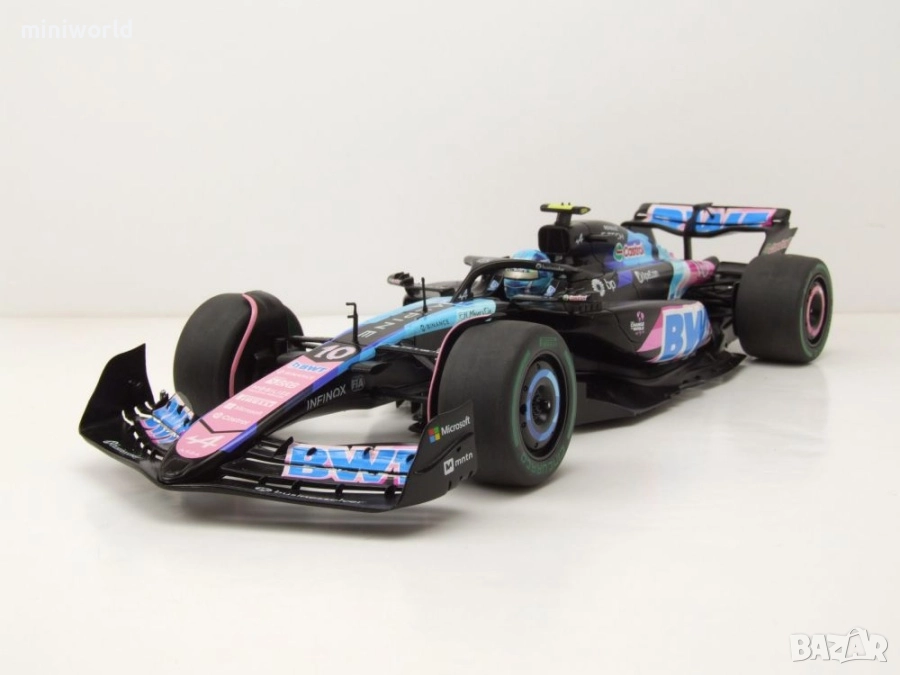 Alpine F1 Team A524 n.10 Brasilien GP 2024 P.Gasly - мащаб 1:18 на Solido моделът е нов в кутия, снимка 1