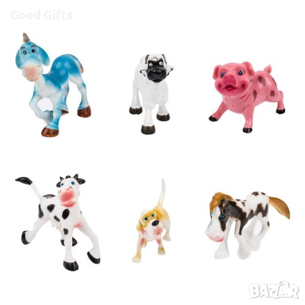 6 броя Комплект Фигурки на животни, снимка 1