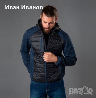 Яке от полар с найлонова подплата Berna Jrc   размер 2-3 ХХЛ, снимка 1