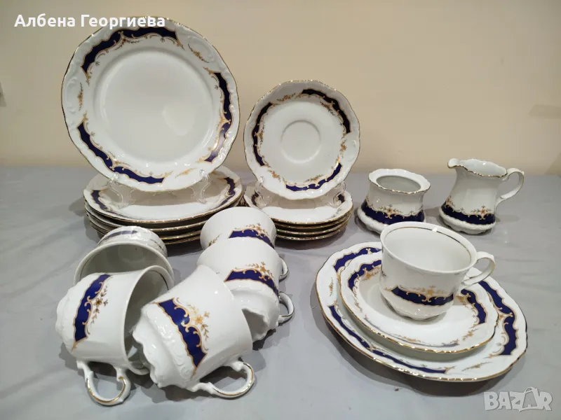 Елегантен порцеланов сервиз  MITTERTEICH Bavaria - 20 части, снимка 1