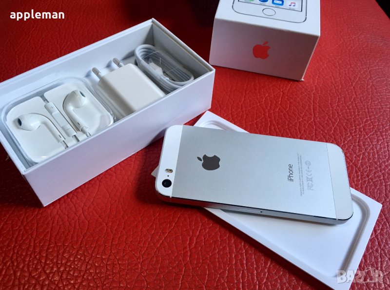 Apple iPhone 5S бял 16Gb Фабрично отключен Айфон телефон, снимка 1