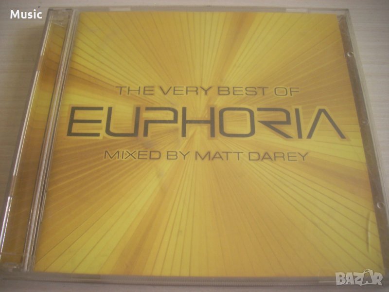 ✅The Very best of Euphoria mixed by Matt Darey - оригинален диск, снимка 1