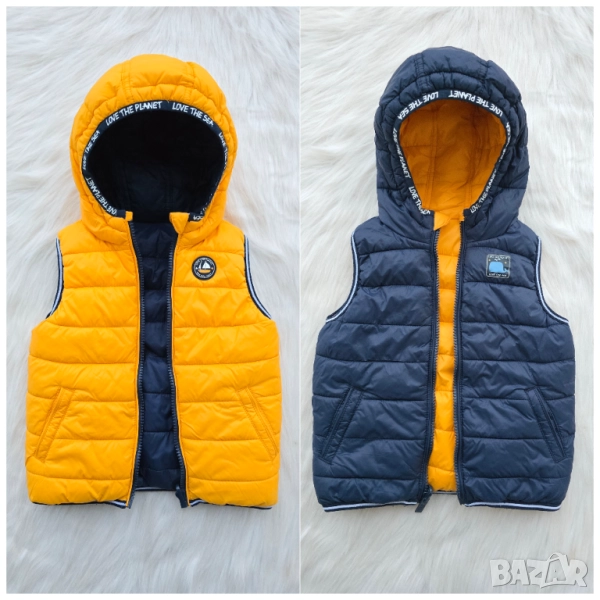 Детски елек грейка с две лица 12-18 месеца, снимка 1