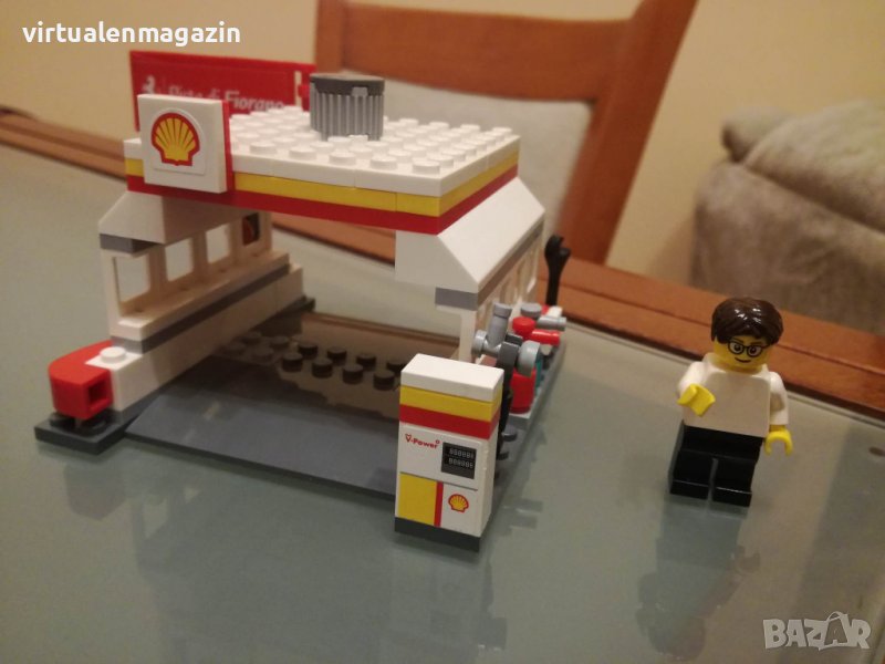 Конструктор Лего - Lego Ferrari 40195 - Shell Station polybag, снимка 1