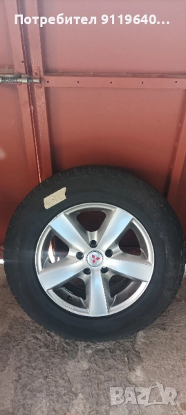 Лети джанти Dezent със зимни гуми Uniroyal dot33.18- 215/70/16 Mitsubishi Hyundai Kia , снимка 1