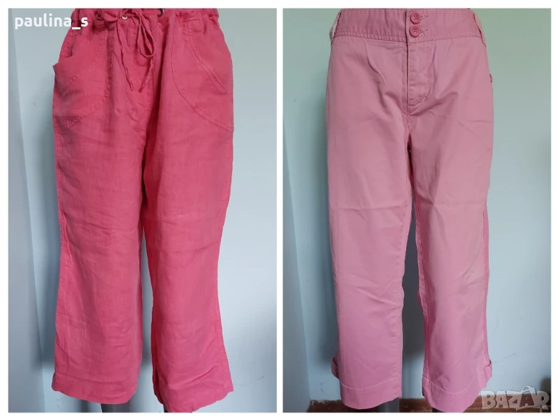 Винтидж / Два различни броя / Летни розови бермуди "American eagle" и "Marks & Spencer"  , снимка 1