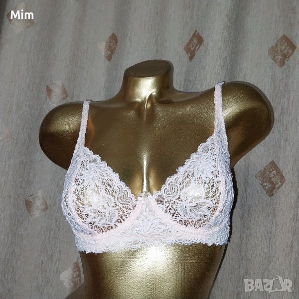 70/В Светло розов дантелен сутиен , снимка 1