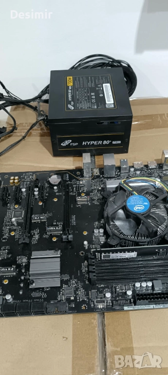 Комплект дъно ASRock H570 Phantom Gaming 4 + Celeron G5905 + 8GB RAM, снимка 1