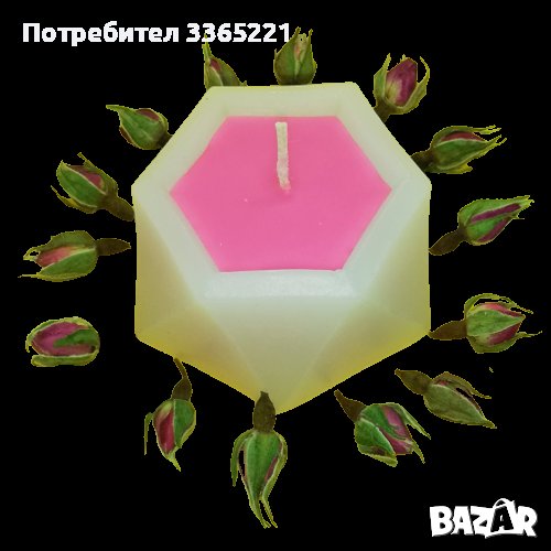 Шестоъгална свещ, снимка 1