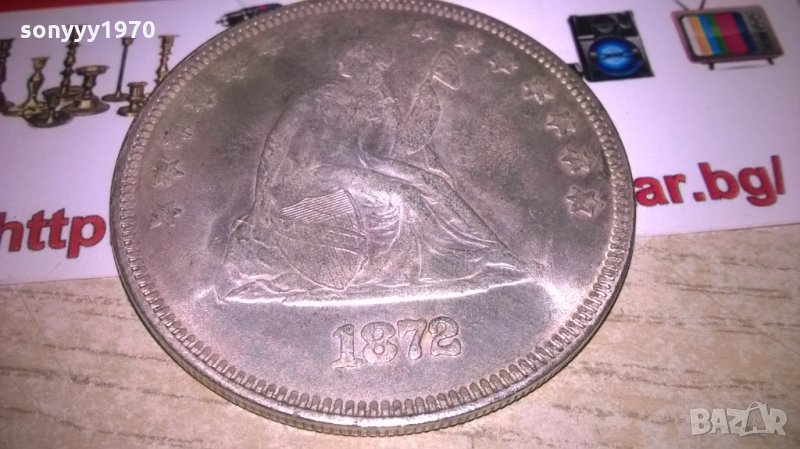 1872 dollar-АНТИК-РЕТРО КОЛЕКЦИЯ, снимка 1