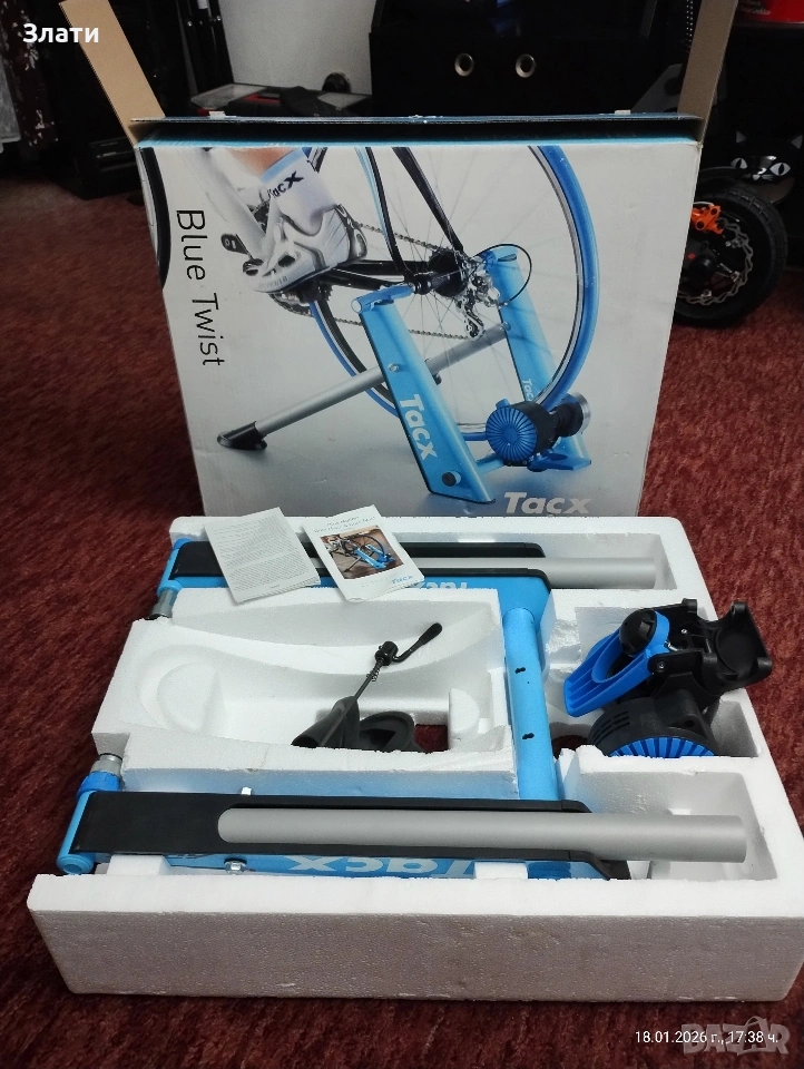 Тренажор Tacx Blue Twist Trainer Blue. , снимка 1