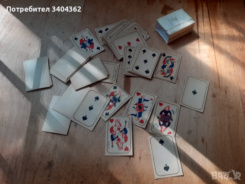 Стари мини колекционерски карти за игра TRIBOULET MONACO, снимка 1